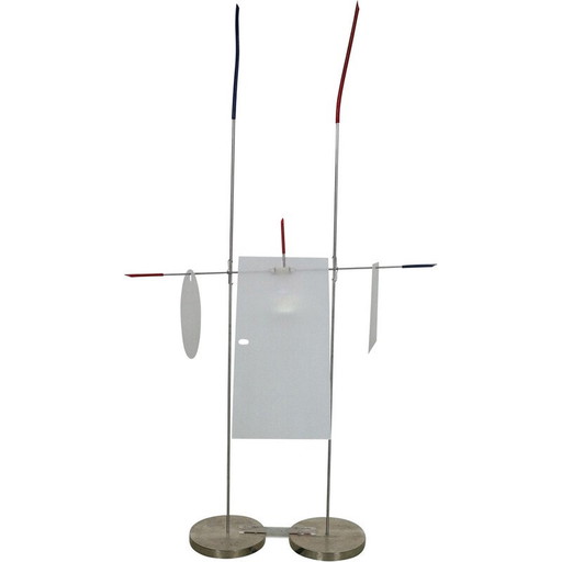 Vintage Metall-Tischlampe "Fukushu" von Ingo Maurer, Deutschland 1980