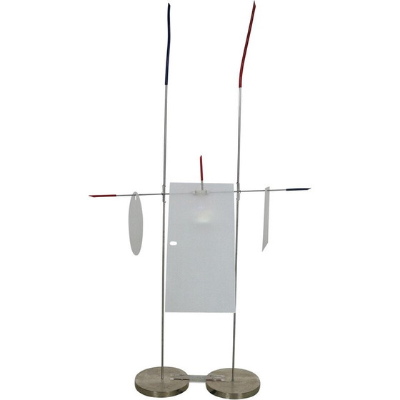 Image 1 of Vintage Metall-Tischlampe "Fukushu" von Ingo Maurer, Deutschland 1980