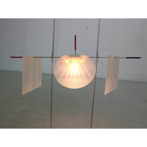 Image 1 of Vintage Metall-Tischlampe "Fukushu" von Ingo Maurer, Deutschland 1980