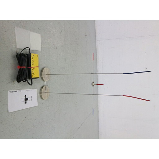 Vintage Metall-Tischlampe "Fukushu" von Ingo Maurer, Deutschland 1980