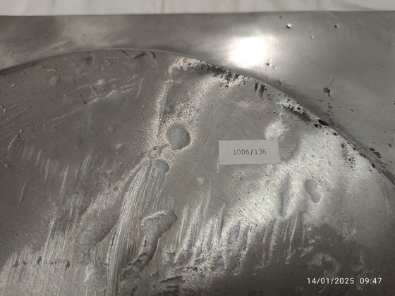 Image 1 of Tablett oder Tafelaufsatz - versilberte Bronze Frankreich - 1970-1980