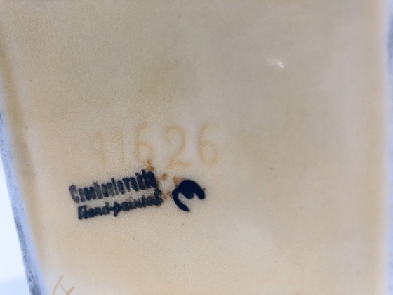 Image 1 of Aschenbecher Kaninchen - Vide Poche - Steingut - Art Deco - Ditmar Urbach - 1930