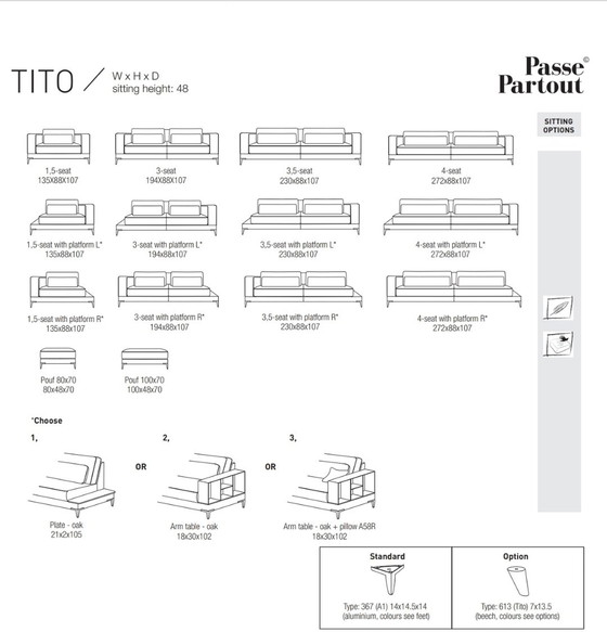 Image 1 of Passe Partout Tito Sessel