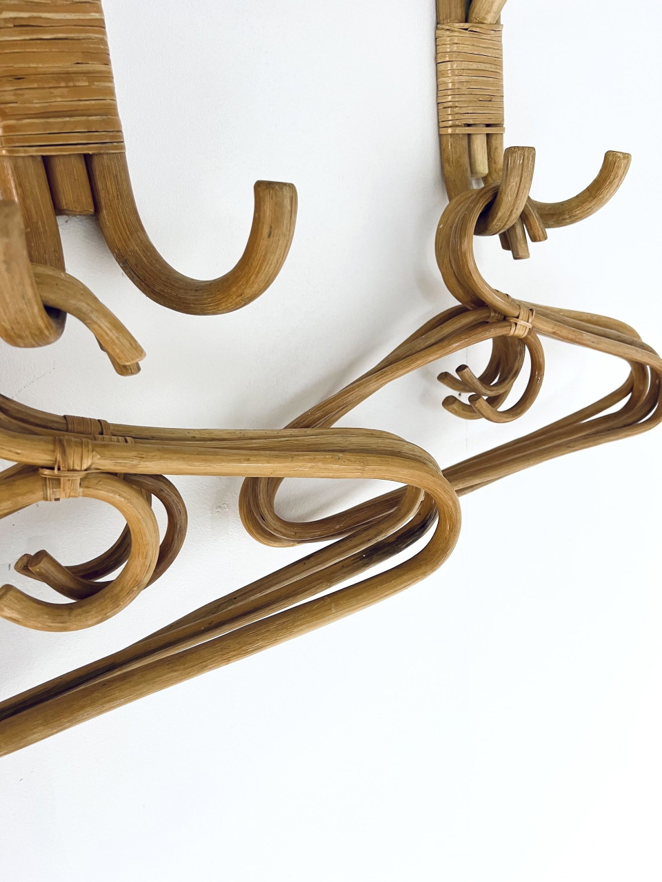 Rattan & Bambus Wandgarderobe '60 | 120 | Whoppah