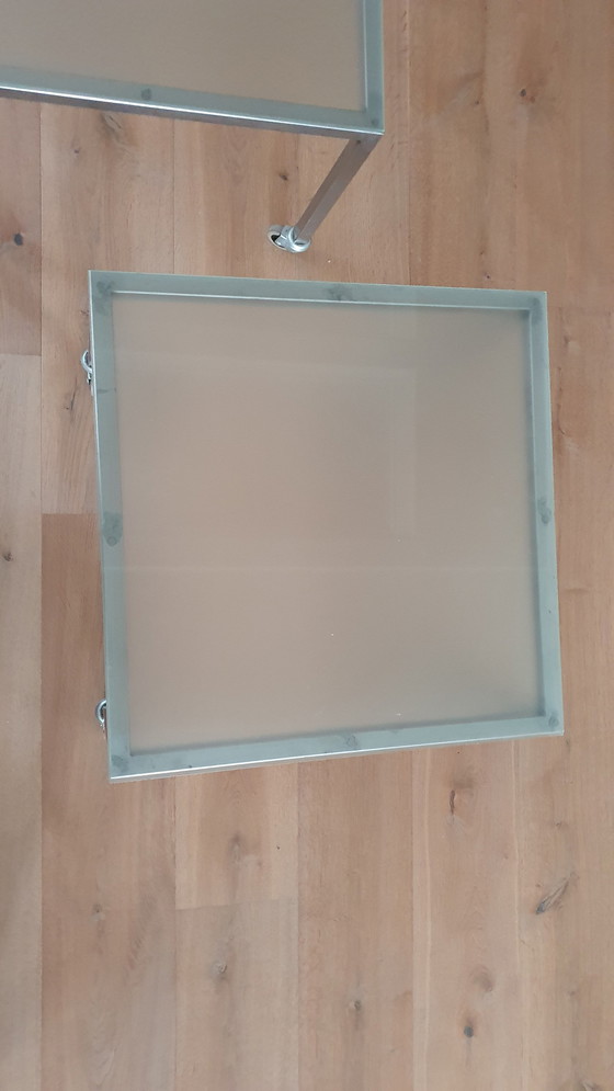 Image 1 of 2x Glas Couchtische