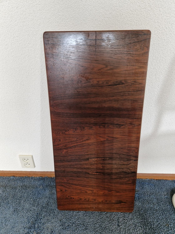 Image 1 of Vintage Palisander 4-Personen Esstisch mit Verlängerung