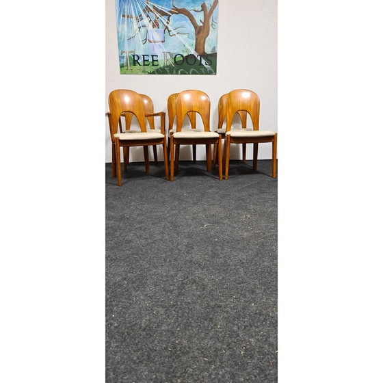 Image 1 of 6 Esszimmerstühle aus Teakholz von Niels Koefoed für Hornslet, Dänemark