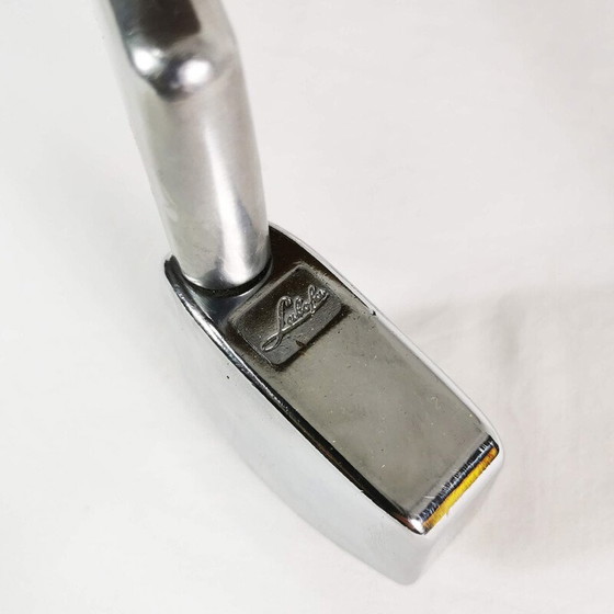 Image 1 of Vintage Schreibtischstuhl aus Metall, Chrom und Stoff von Jacob Jensen für Labofa, Dänemark 1960er Jahre