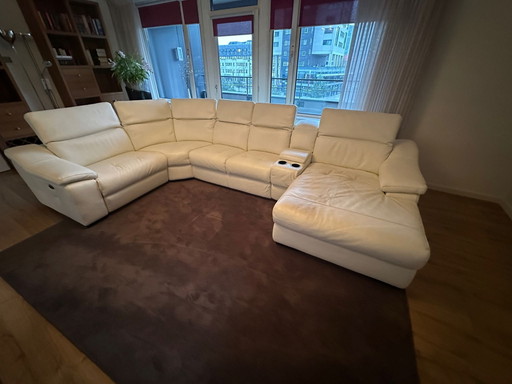 Luxuriöses Leder-Ecksofa - Mega-Rabatt!