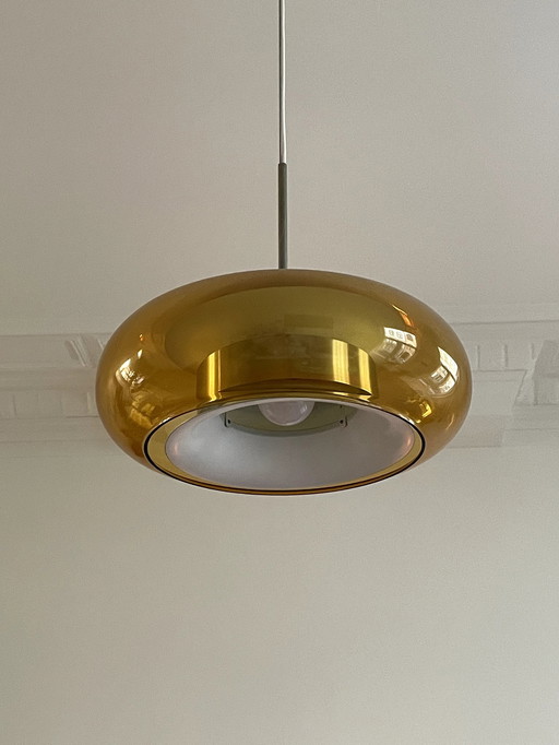 Mid Century German Space Age Ufo Pendelleuchte