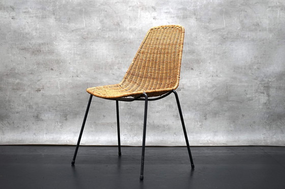 Image 1 of Mid-Century Sessel mit Fußhocker von Gian Franco Legler für Legler, 1950er, 2er Set 