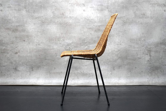 Image 1 of Mid-Century Sessel mit Fußhocker von Gian Franco Legler für Legler, 1950er, 2er Set 