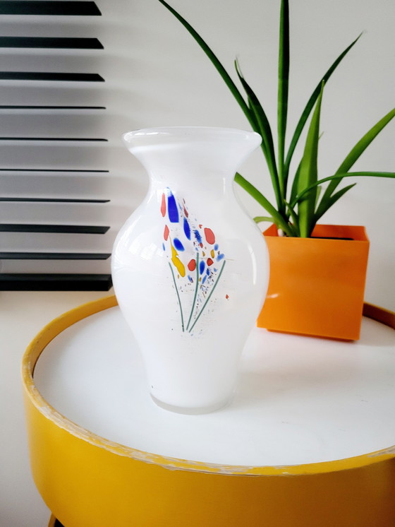 Image 1 of Val Saint Lambert Studio Cristal Vase, nummeriert Dez 17/86, Lüttich, 1980er Jahre