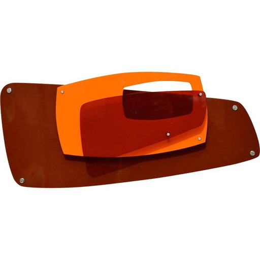 Vintage Halo Plexiglas Wandleuchte von Nadya Glawe