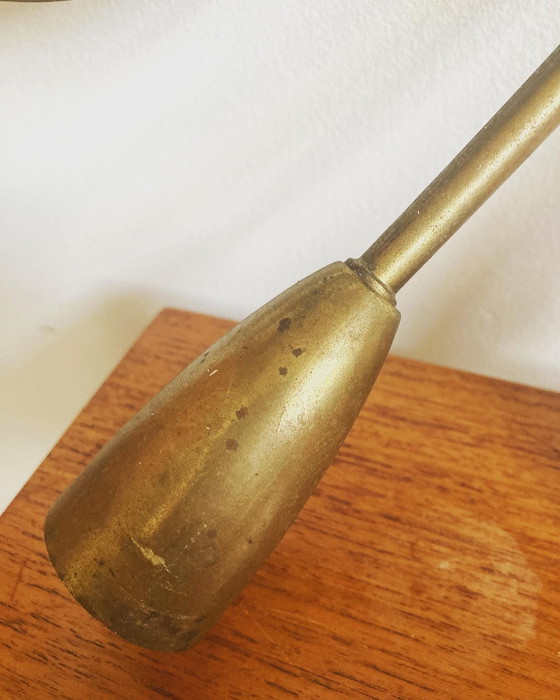 Image 1 of Messing-Deckenlampe aus der Mitte des Jahrhunderts