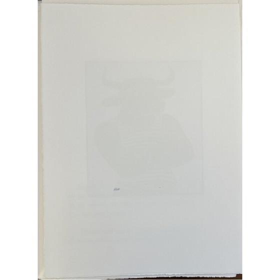 Image 1 of Vintage-Holzschnitt "Minotaurus" von François Xavier Lalanne, 2005er Jahre