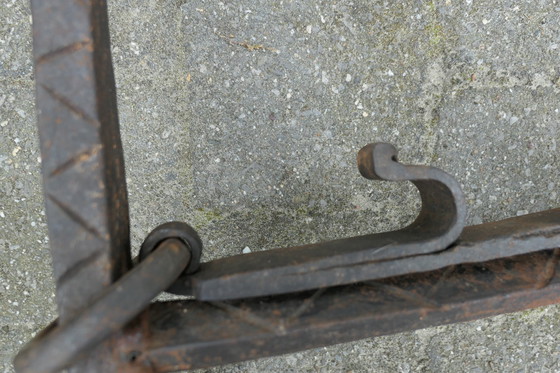 Image 1 of 2x Vintage schwere antike Feuerböcke