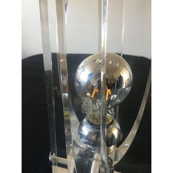 Image 1 of Vintage-Lampe aus Plexiglas von Michel Dumas