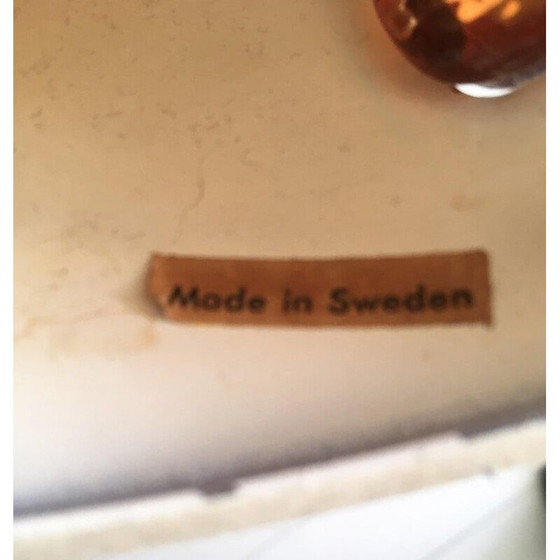 Image 1 of Vintage Pendelleuchte aus Metall und Glas von Einar Backstrom und Erik Hoglund, Schweden 1960