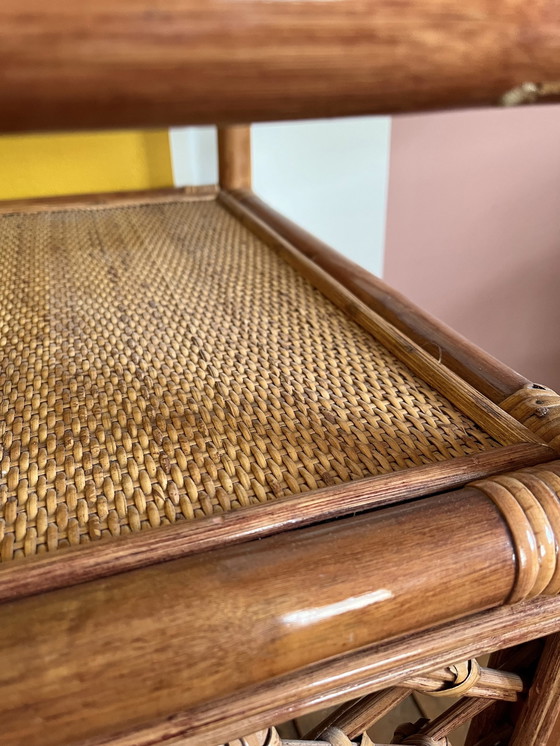 Image 1 of Vintage Bistro Set Rattan