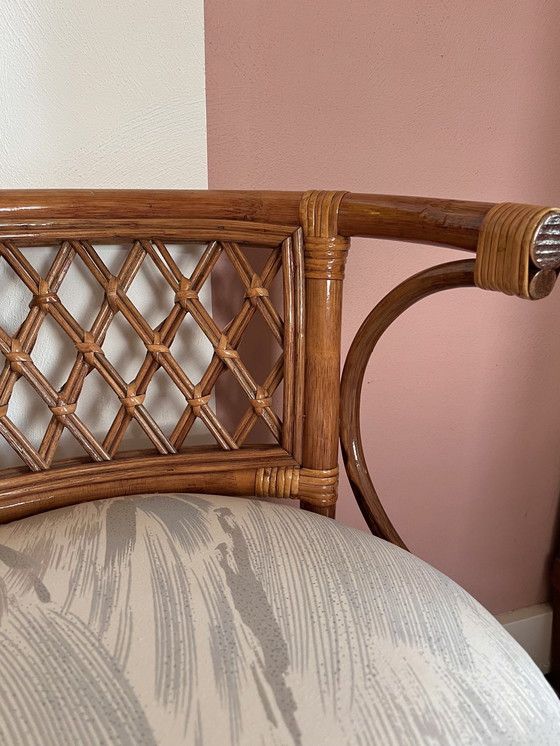 Image 1 of Vintage Bistro Set Rattan