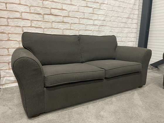 Image 1 of Schönes Teddy Stoffsofa 2X 2.5 Sitzer Sofa Set