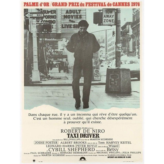 Image 1 of Originalplakat 1. Druck Taxifahrer, 1976