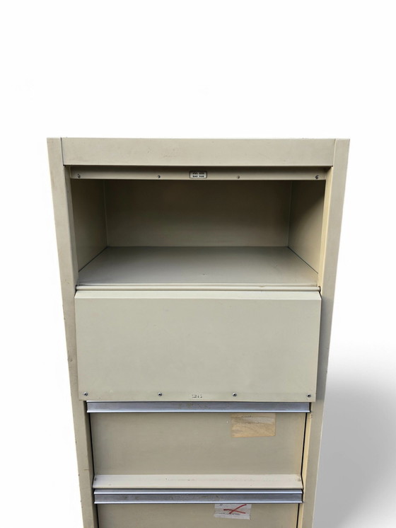 Image 1 of Set Von 3 Metallmöbel Mit Klappen Vintage 70'S