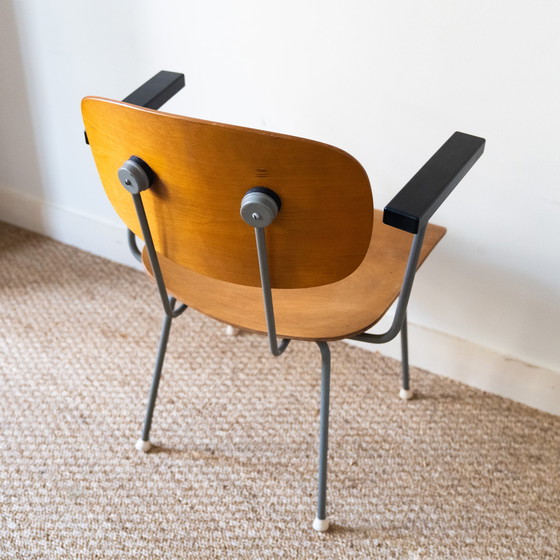 Image 1 of 4x Gispen 216 von Wim Rietveld Stuhl