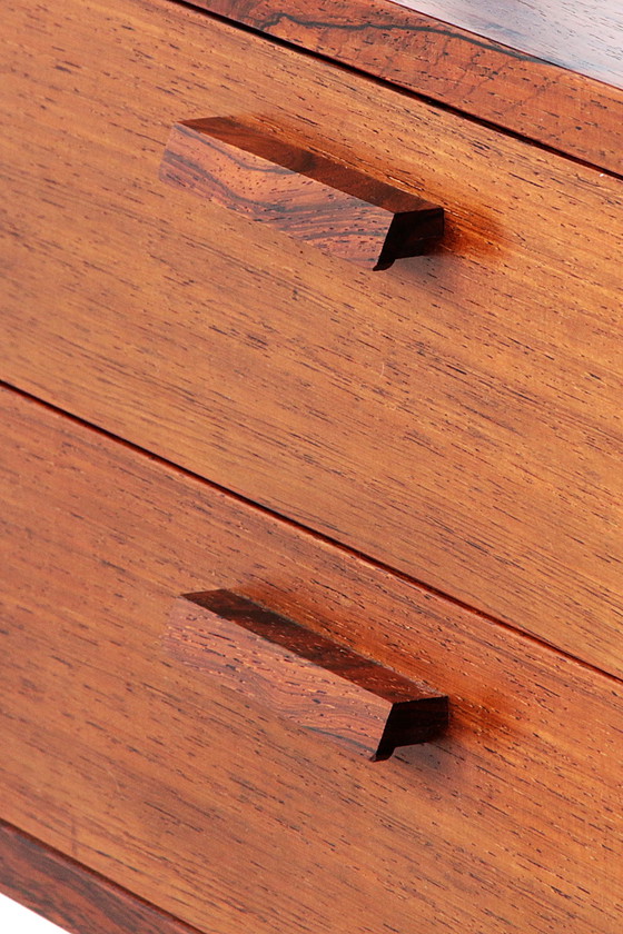 Image 1 of Modulares Wandsystem aus dunklem Holz von Kai Kristiansen - FM Møbler