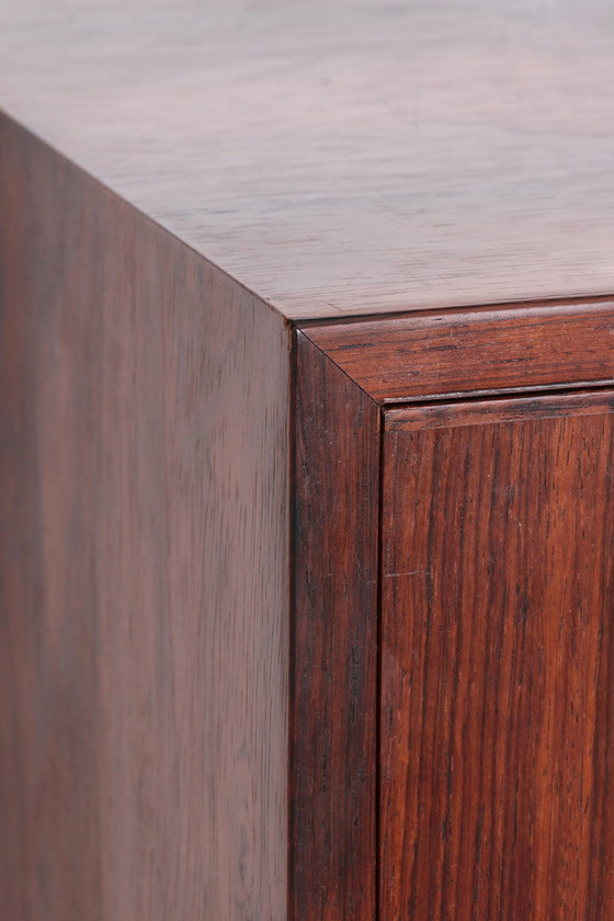 Image 1 of Modulares Wandsystem aus dunklem Holz von Kai Kristiansen - FM Møbler