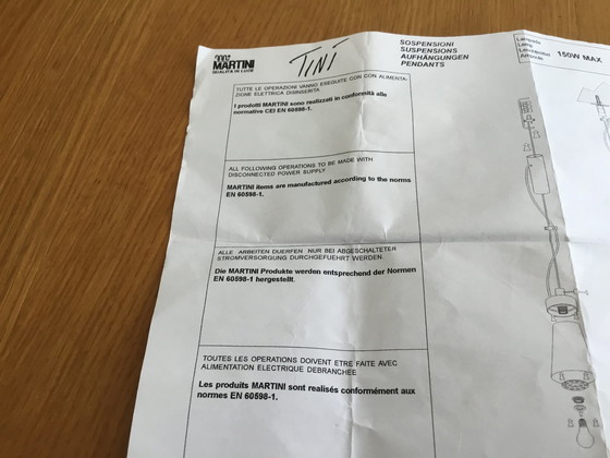 Image 1 of 2x Martini-Hängelampe