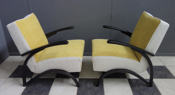 Image 1 of 2x Jindřich Halabala Stuhl