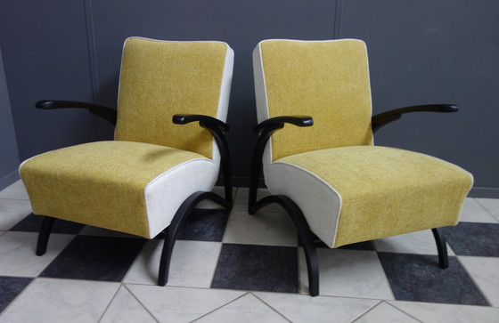 Image 1 of 2x Jindřich Halabala Stuhl