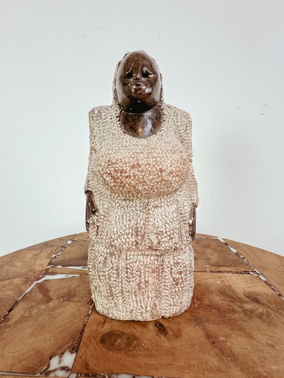 Image 1 of Serpentinenstatue einer Dame aus Simbabwe