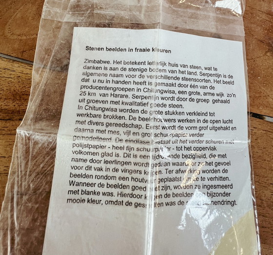 Image 1 of Serpentinenstatue einer Dame aus Simbabwe