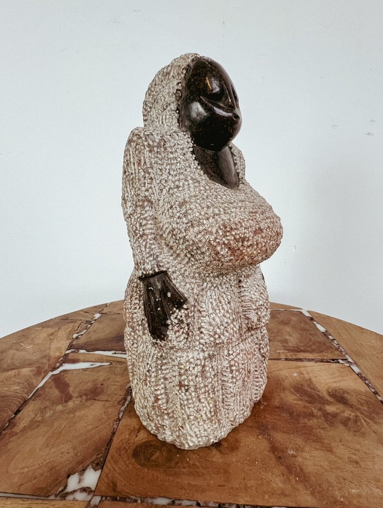 Image 1 of Serpentinenstatue einer Dame aus Simbabwe