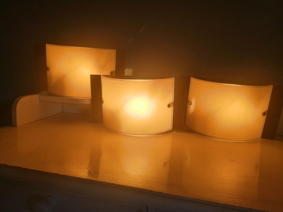 Image 1 of 3x Italienische Vintage-Wandlampe