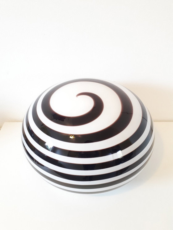 Image 1 of Designlampe Wirbel Zebralicht