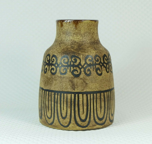 Ceramano Vase Dekor etrusca Hanns Welling westdeutsche Keramik 1060er Jahre