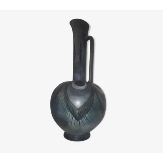 Image 1 of Vintage Keramik Schild Hals Vase von Mmjolly