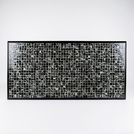 Vintage Couchtisch mit Mosaikplatte