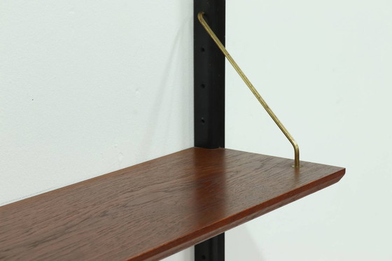 Image 1 of Modulare Mid-Century Wandeinheit aus Teakholz