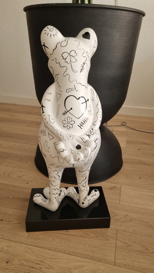 Skulptur/Frosch Handbemalt Casablanca Gilde