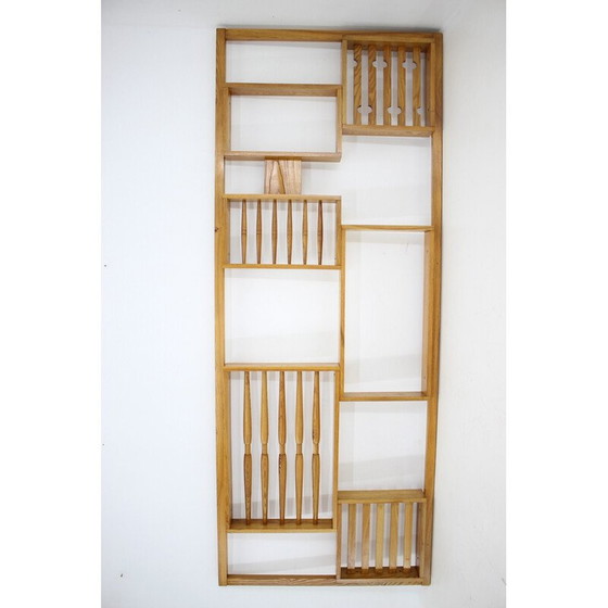 Image 1 of Vintage-Raumteiler aus Esche, Tschechoslowakei 1970
