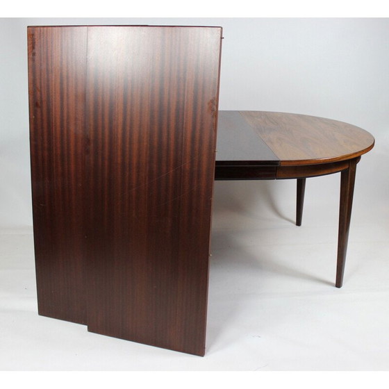 Image 1 of Vintage-Tisch aus Palisanderholz mit drei Auszügen, entworfen von Omann Junior, 1960