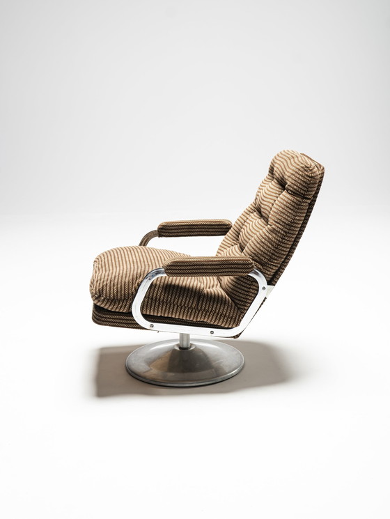 Image 1 of Weltraumzeitalter Sofa und Sessel Set, Ungarn, 1950er Jahre