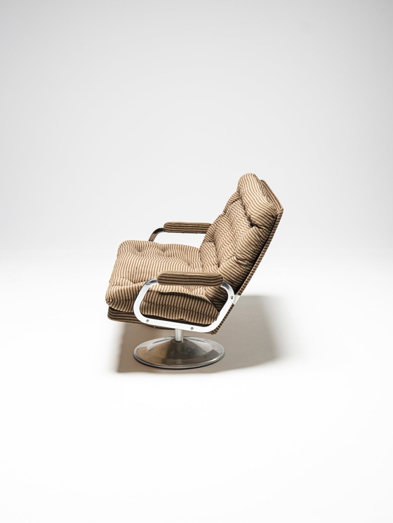 Image 1 of Weltraumzeitalter Sofa und Sessel Set, Ungarn, 1950er Jahre