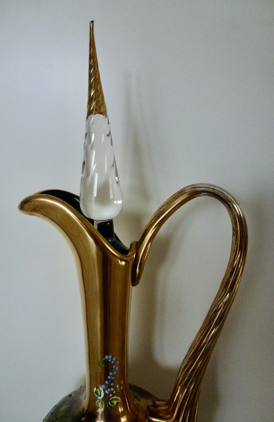 Image 1 of Murano - Tre Fuochi - Karaffe - Design Cenedese (1946).