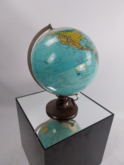 Dänischer Globus von scan globe a.s 1972